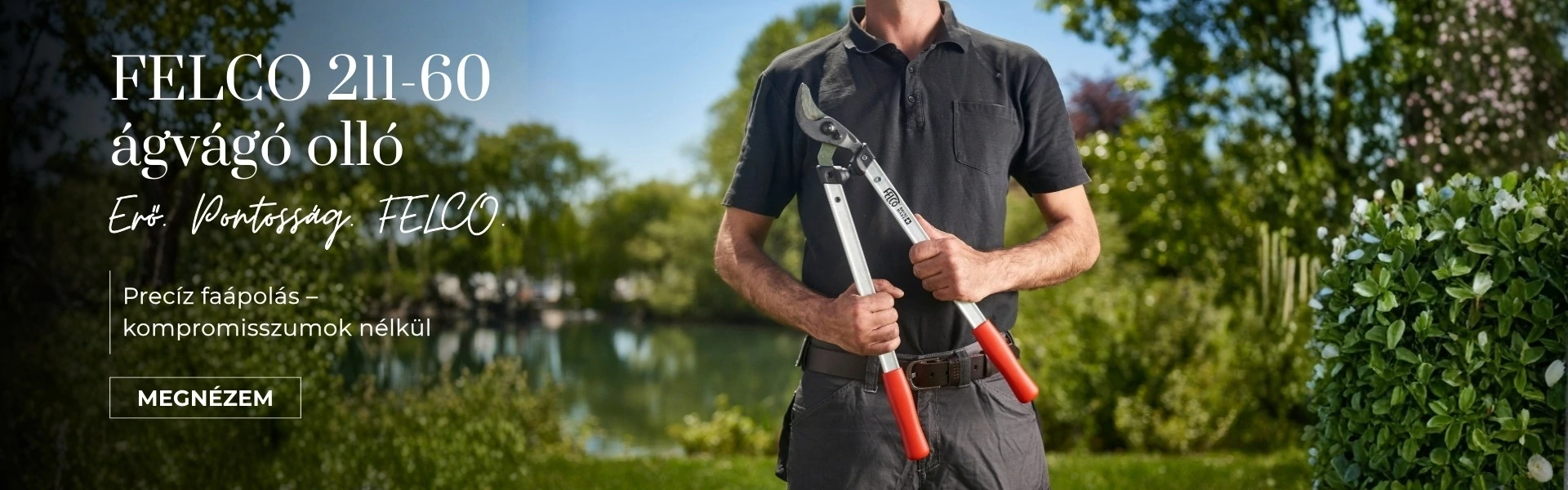  FELCO 211-60 kétkezes ágvágó olló (60 cm-es hossz)