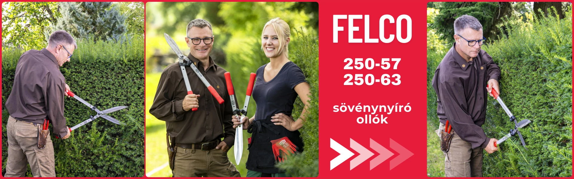 FELCO 250 sövénynyíró ollók