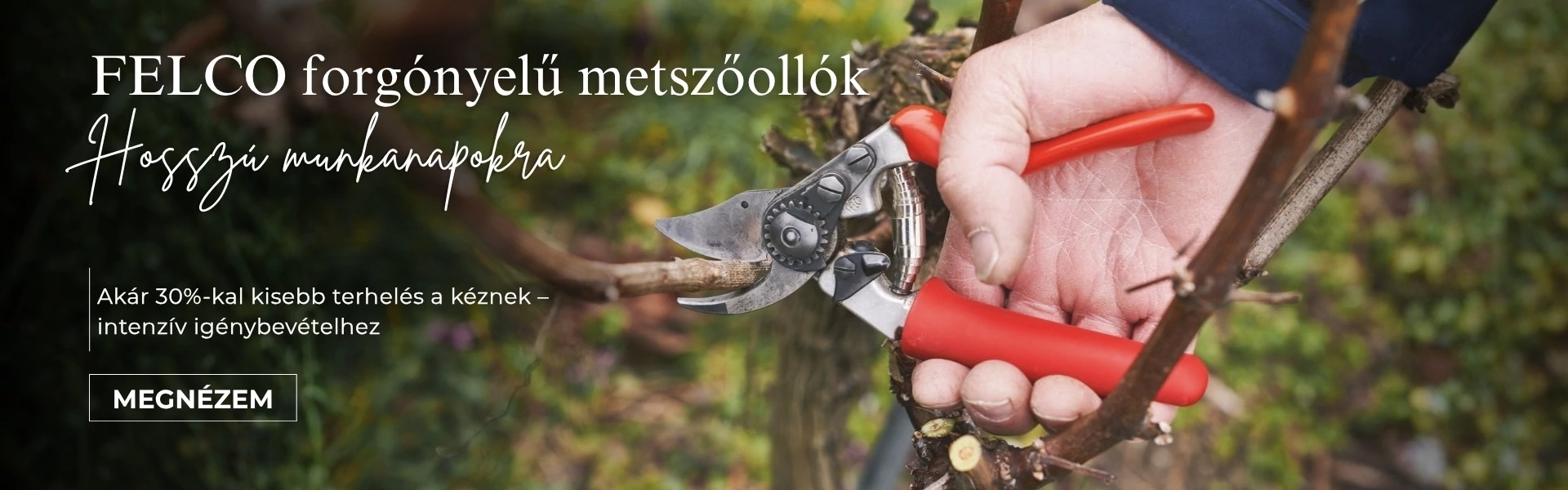 FELCO forgónyelű metszőollók