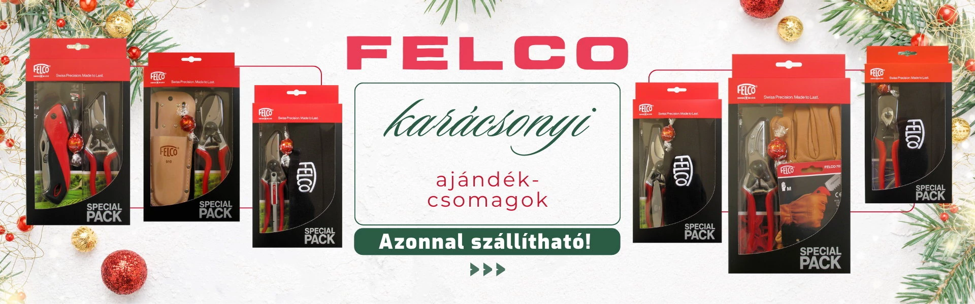 FELCO karácsonyi ajándékcsomagok a család minden tagjának!